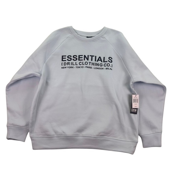 Drill Essentials Ballad Blue Logo Crewneck Sweatshirt Medium NWT - Picture 15 of 16